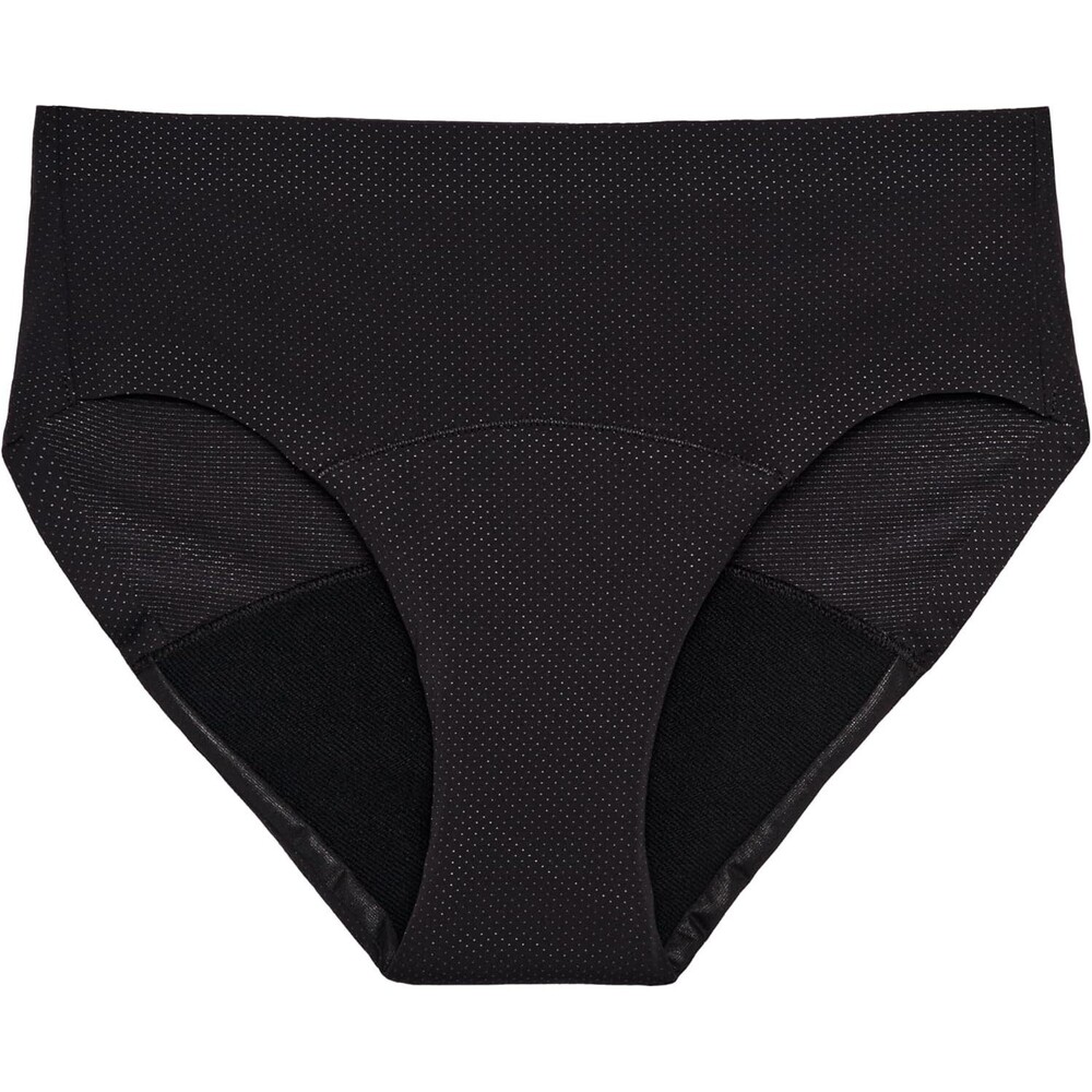 Thinx Period Underwear Reusable Absorbent Period Panties SMALL Black Hip Hugger